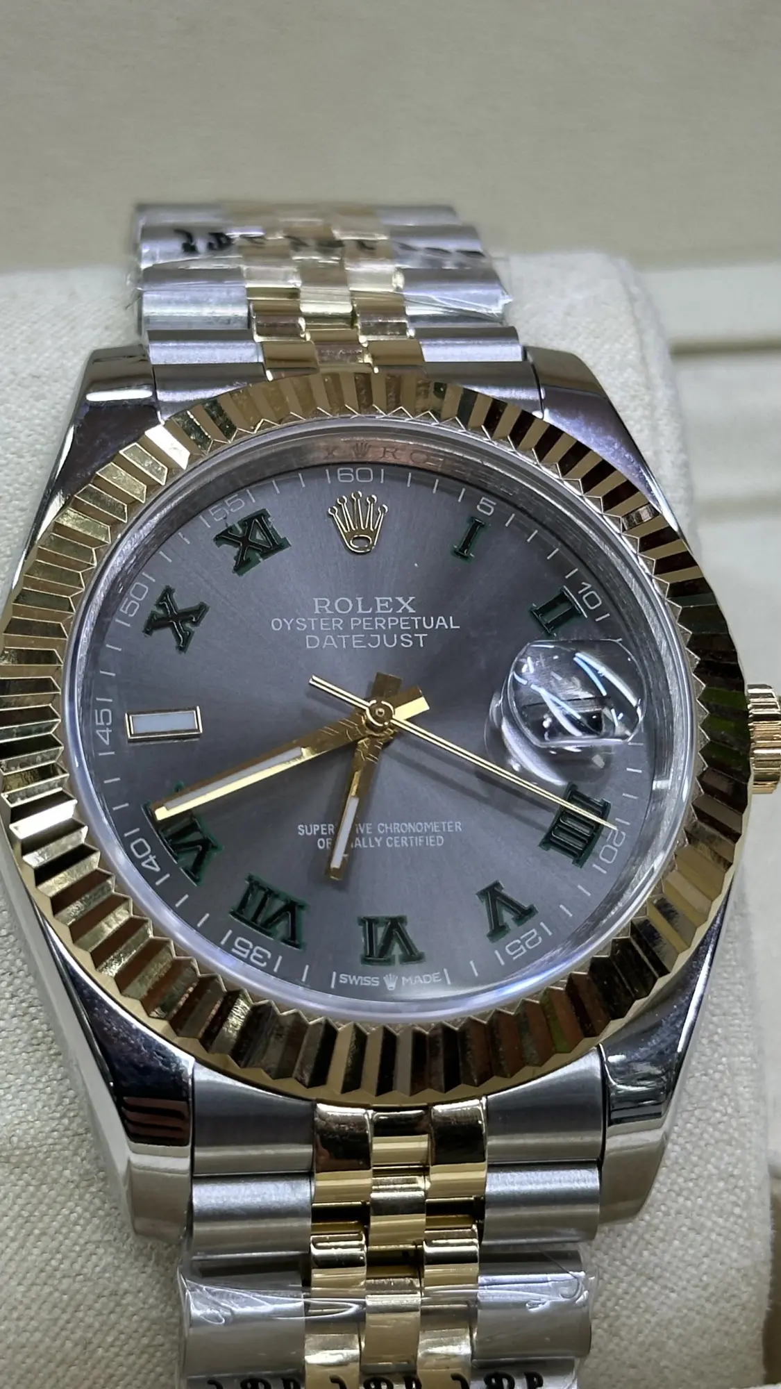 Rolex Datejust 41 Wimbledon Dial