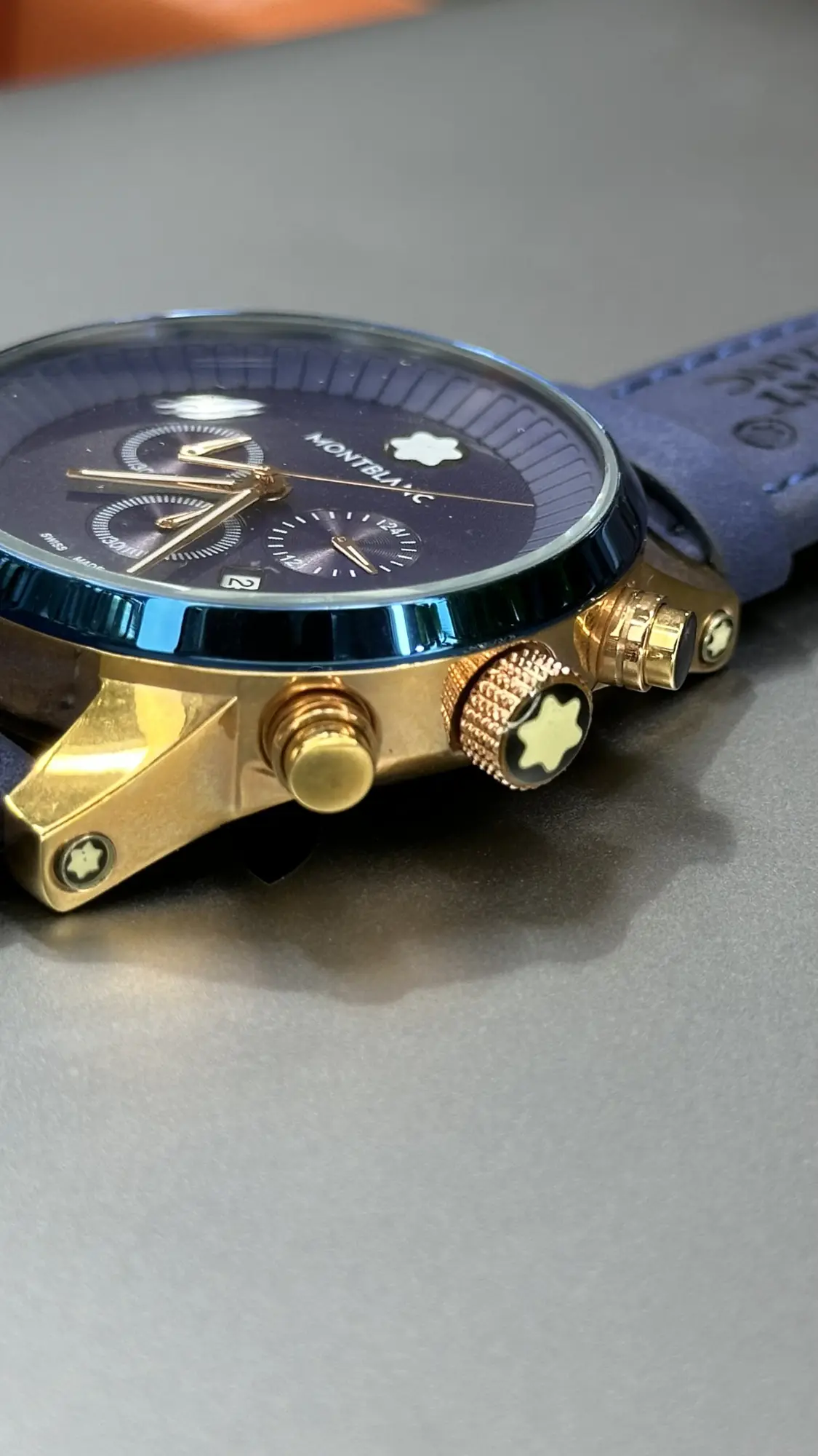 Montblanc Chronograph Blue