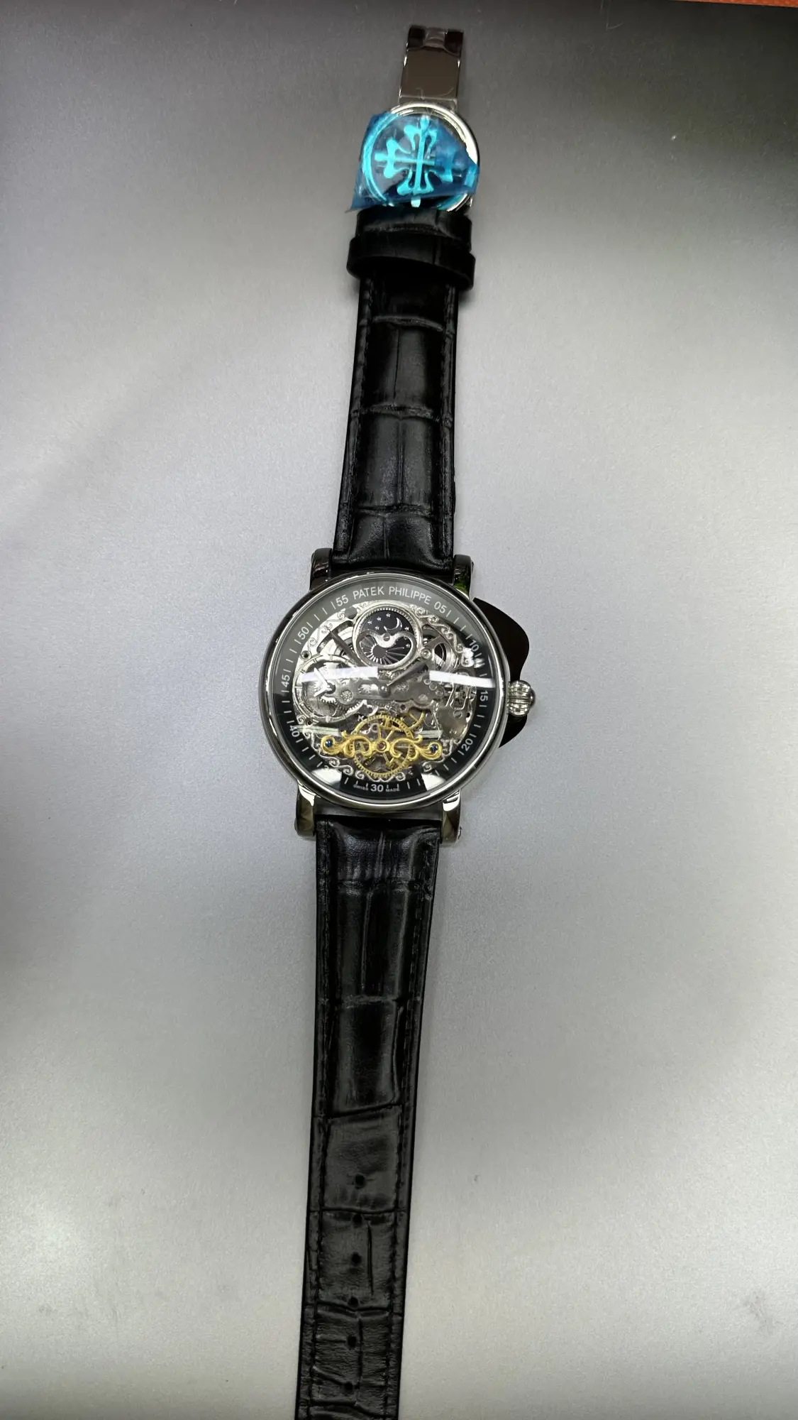 Patek Philippe Skeleton Automatic - Correa de cuero