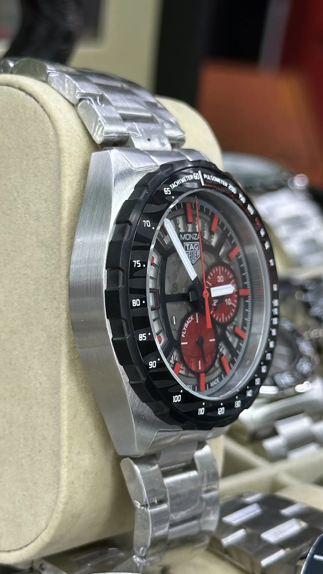 TAG Heuer Monza Flyback Chronograph - Red