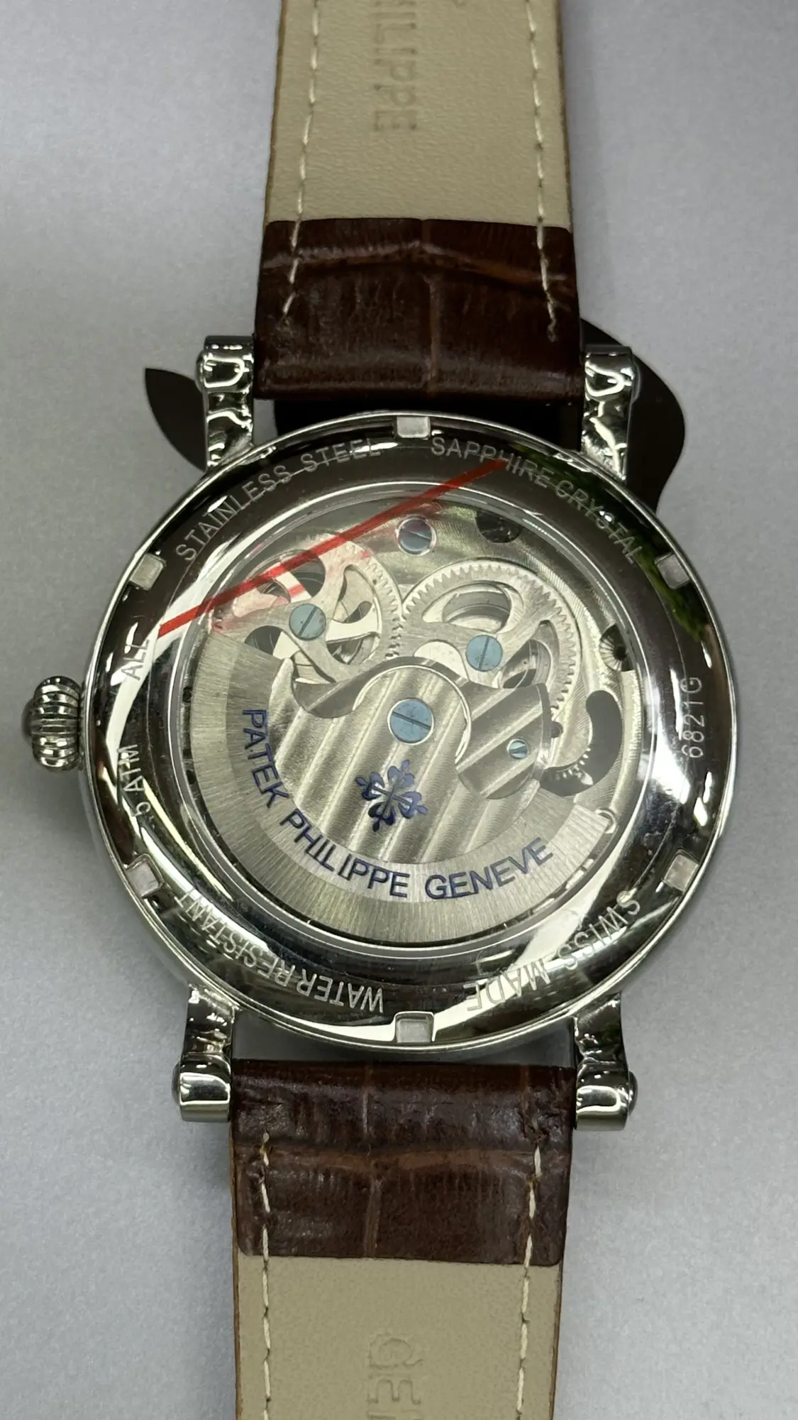 Patek Philippe Skeleton Automatic - Correa de cuero