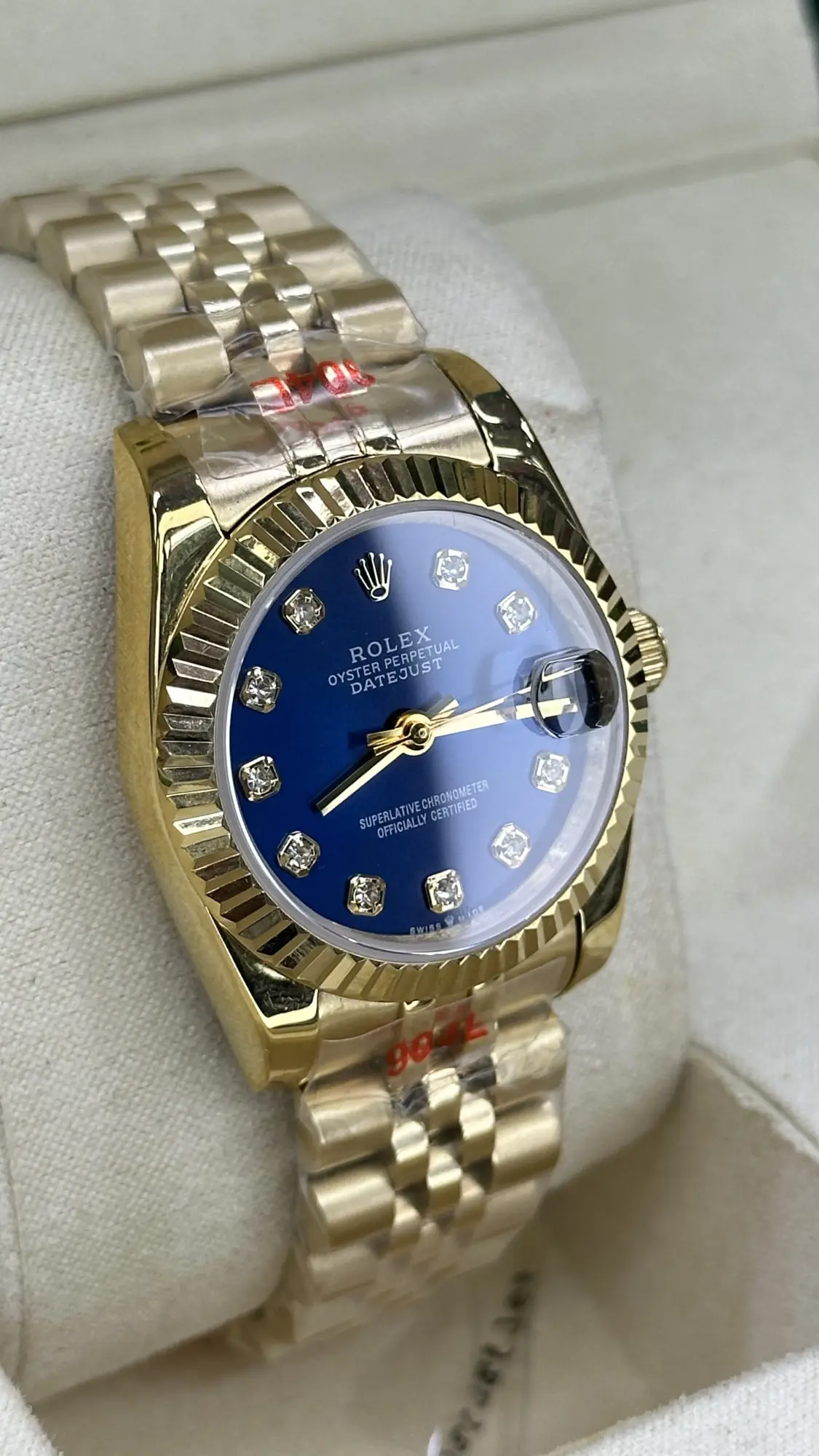 Rolex Lady Datejust Blue Dial 179178