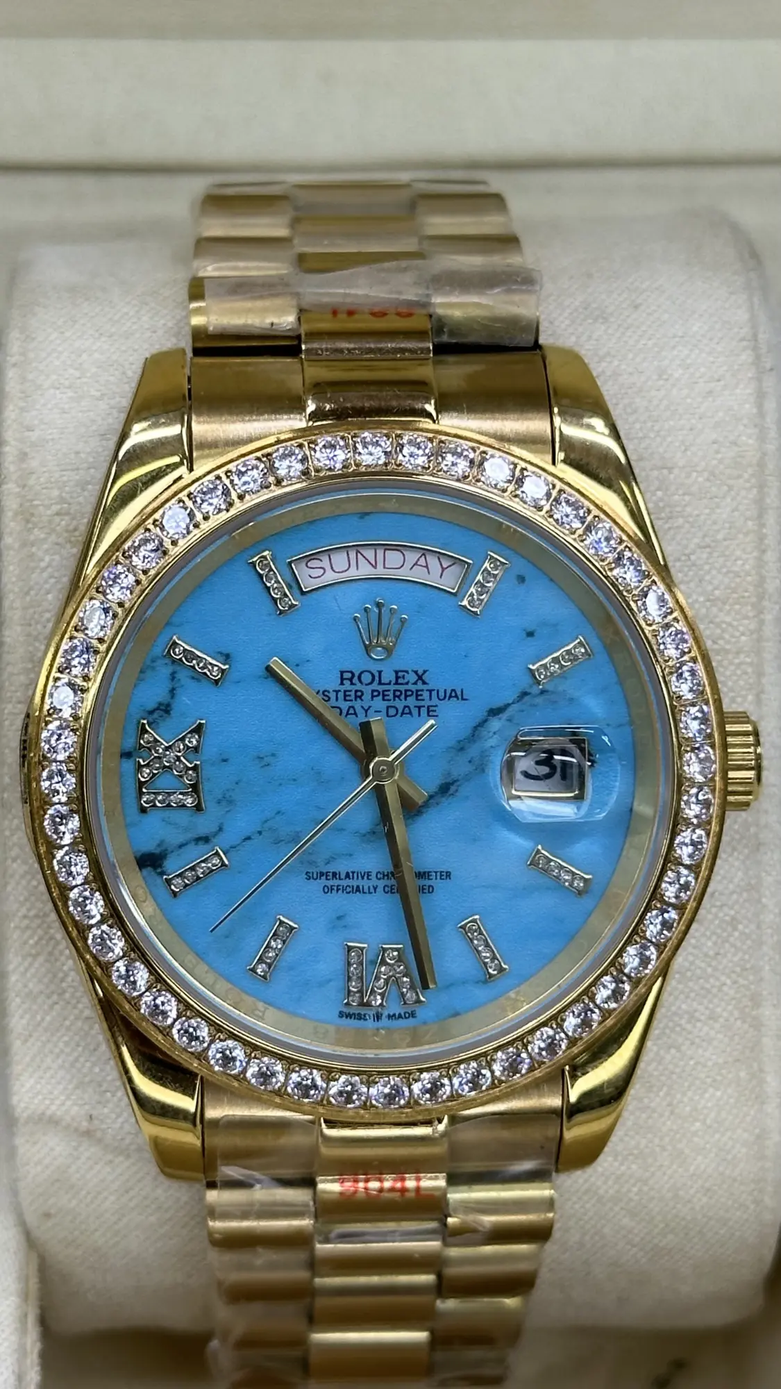Rolex Day-Date 36 Turquoise Dial