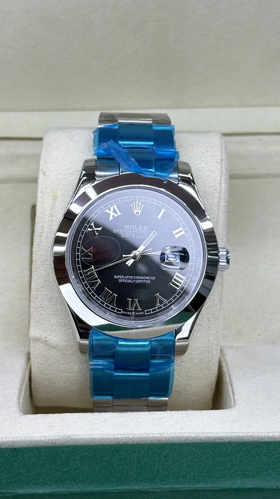 Rolex Datejust II Black Roma Dial