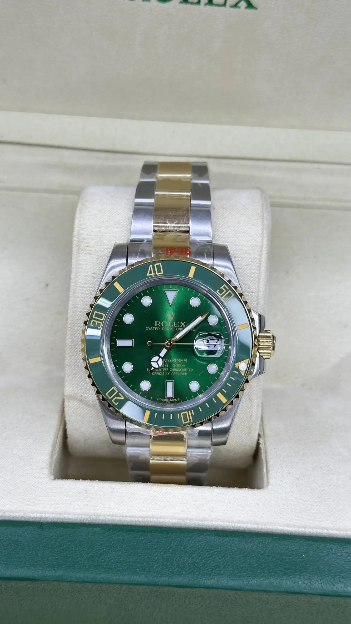 Rolex Submariner Green gold Dual Tone