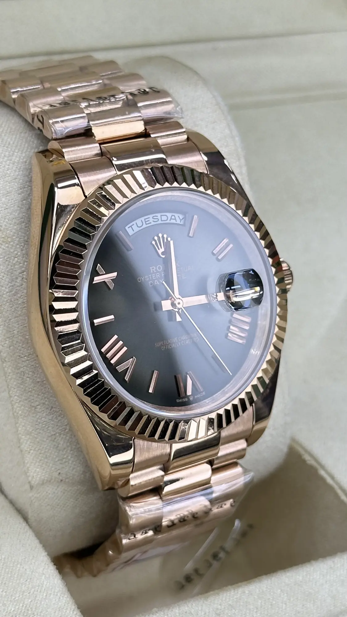 Rolex Day-Date 40 Slate Black
