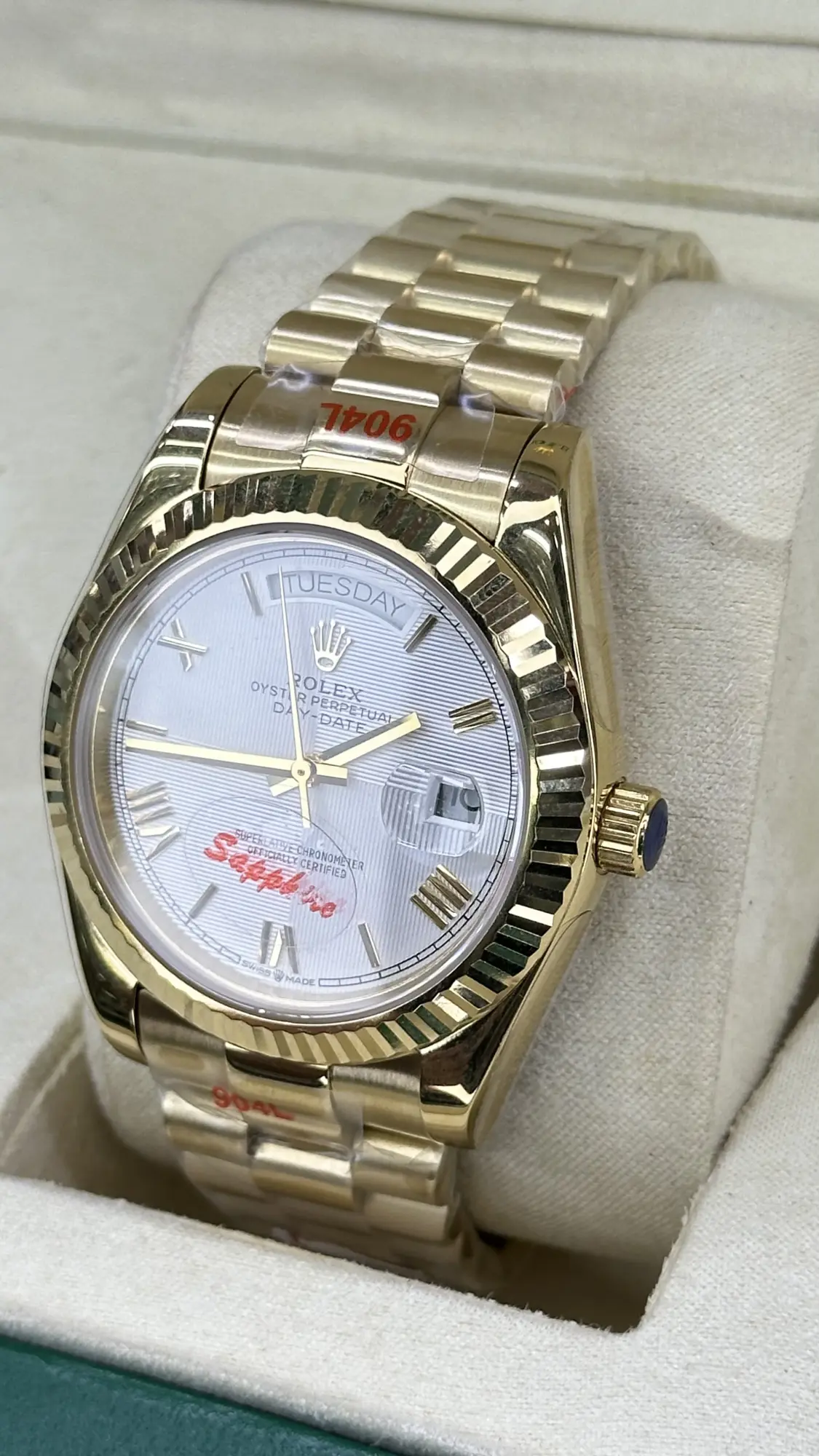 Rolex Day-Date 40mm 228238 White Dial