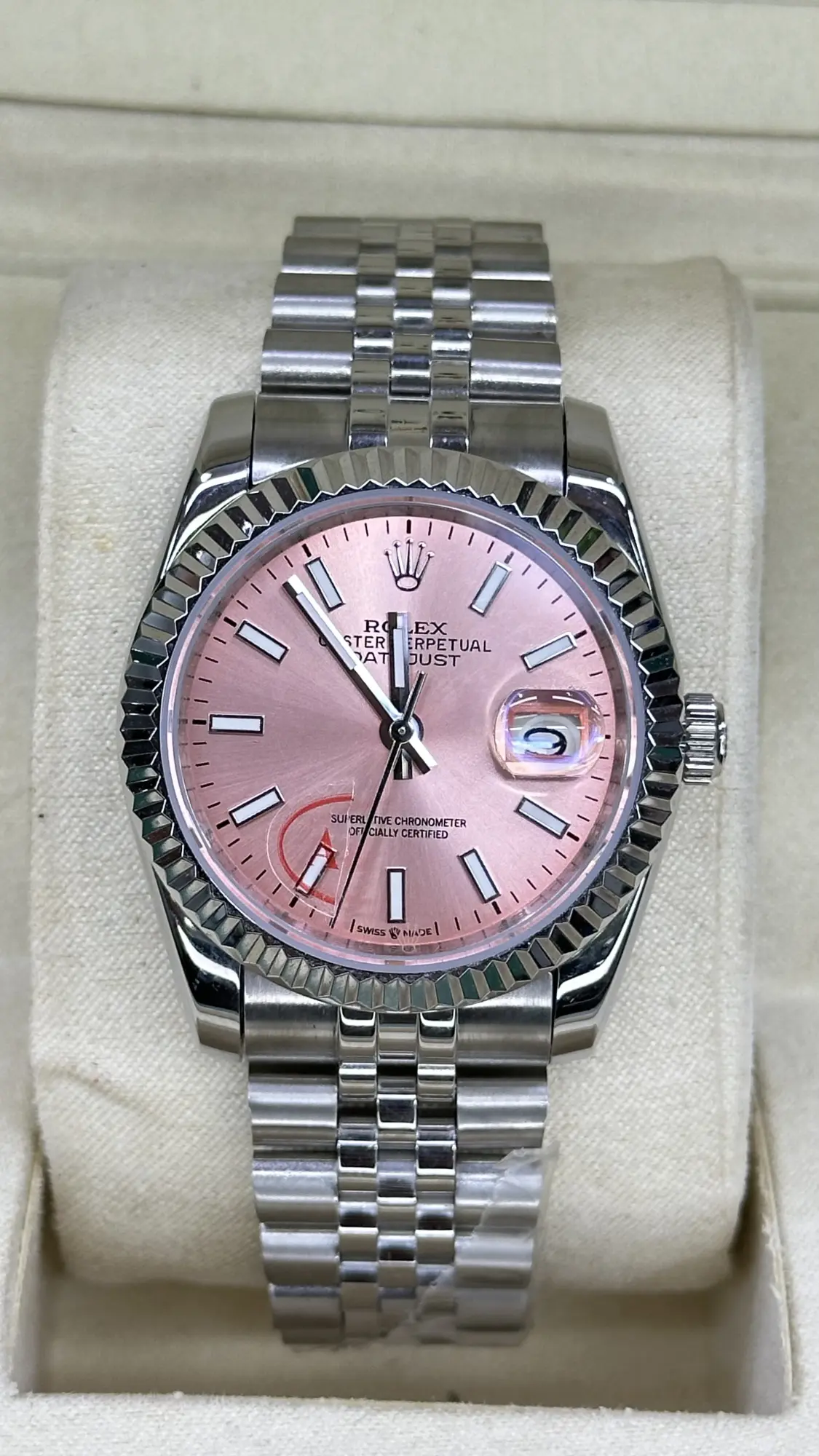 Reloj Rolex Datejust 36 pink dial