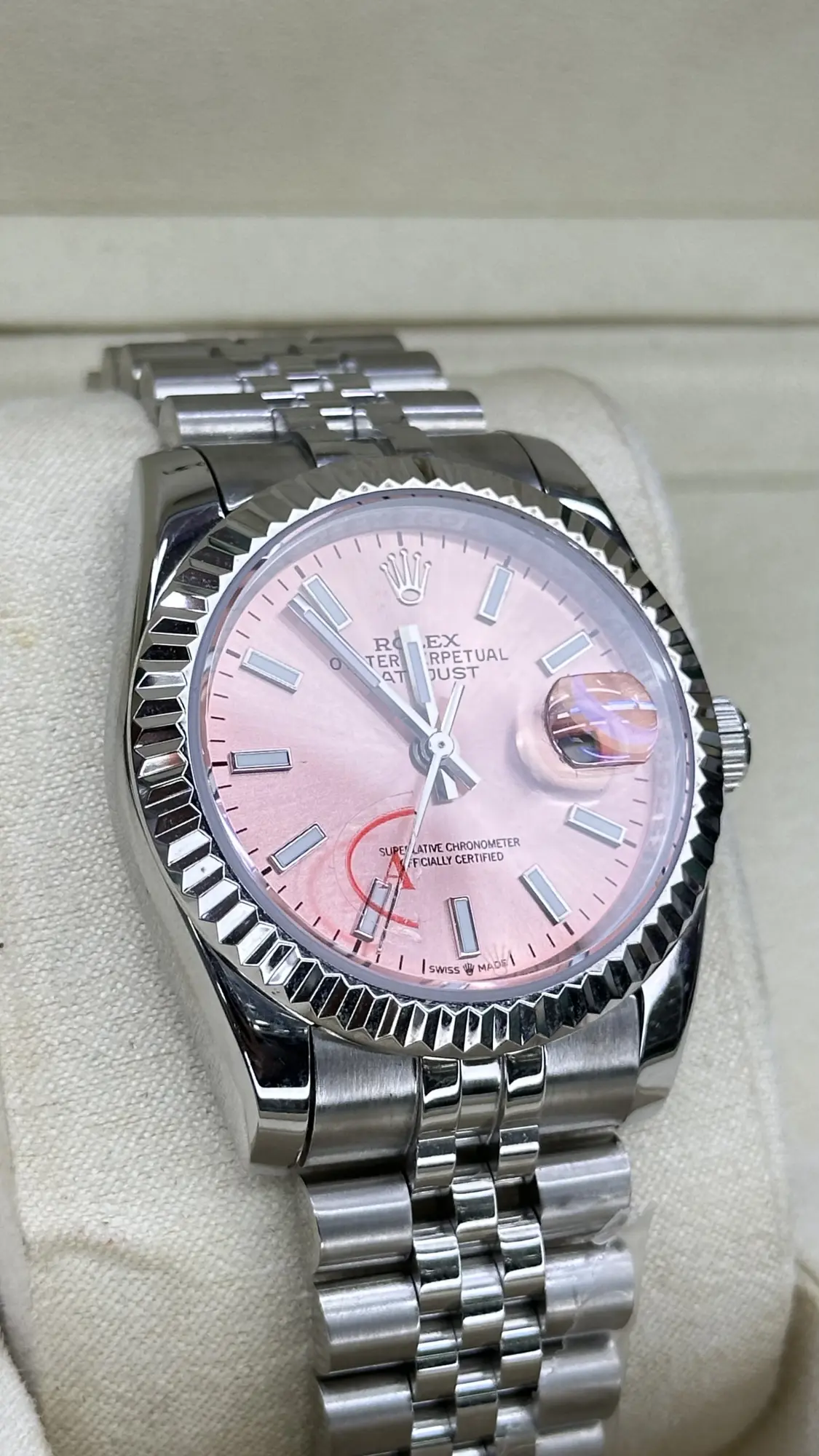 Reloj Rolex Datejust 36 pink dial