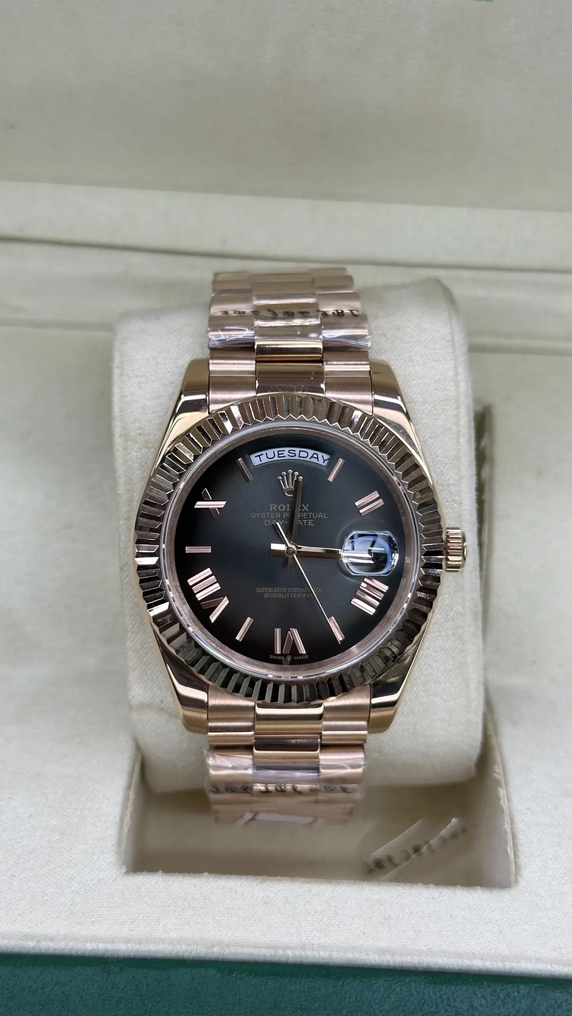 Rolex Day-Date 40 Slate Black