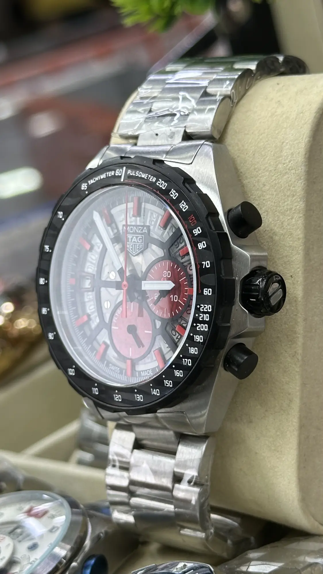 TAG Heuer Monza Flyback Chronograph - Red