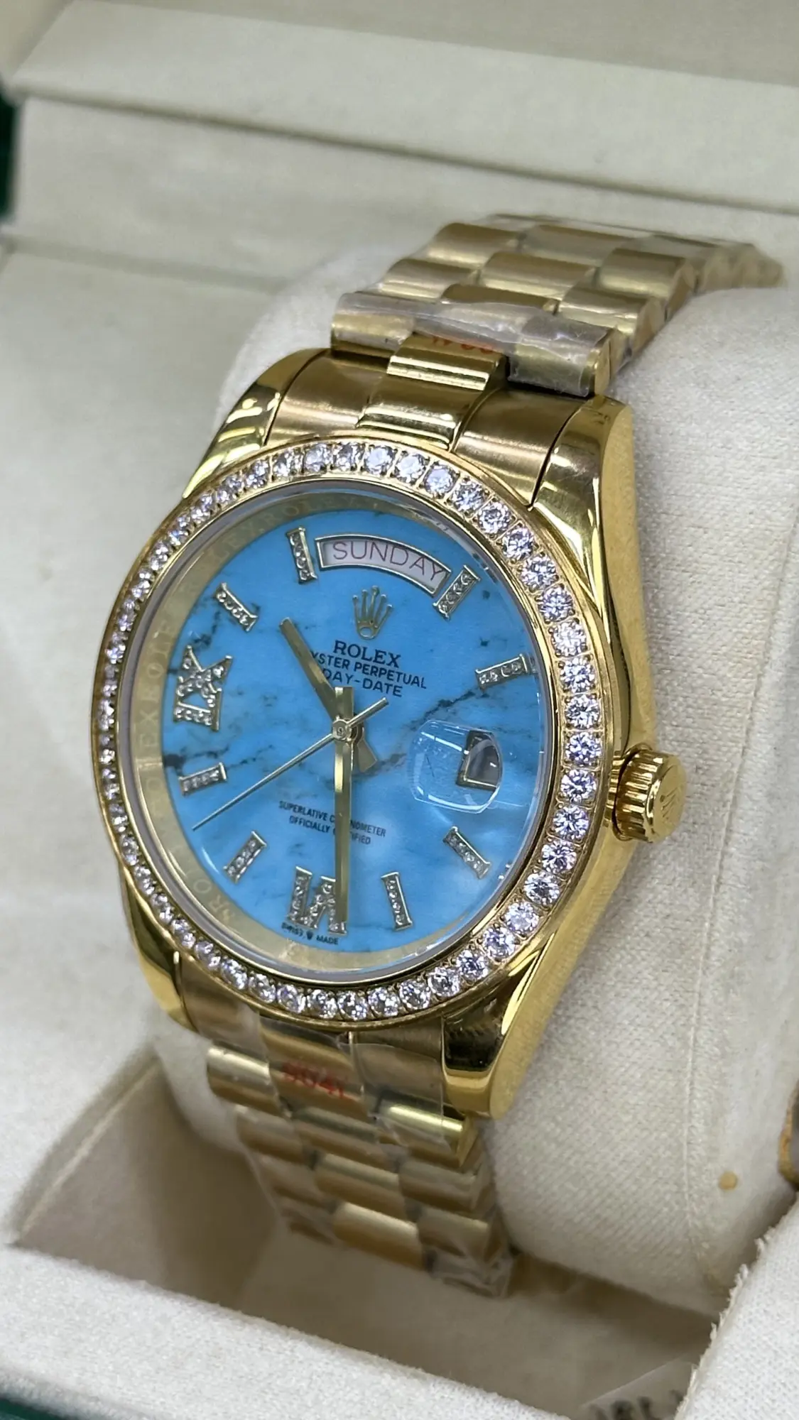Rolex Day-Date 36 Turquoise Dial