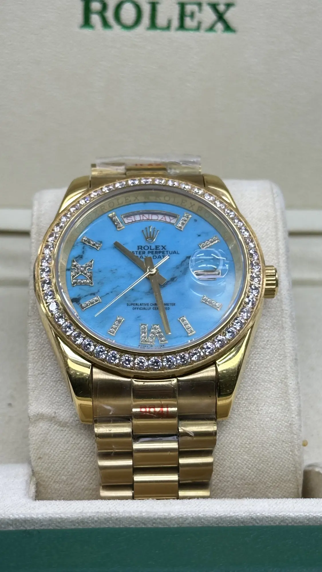 Rolex Day-Date 36 Turquoise Dial