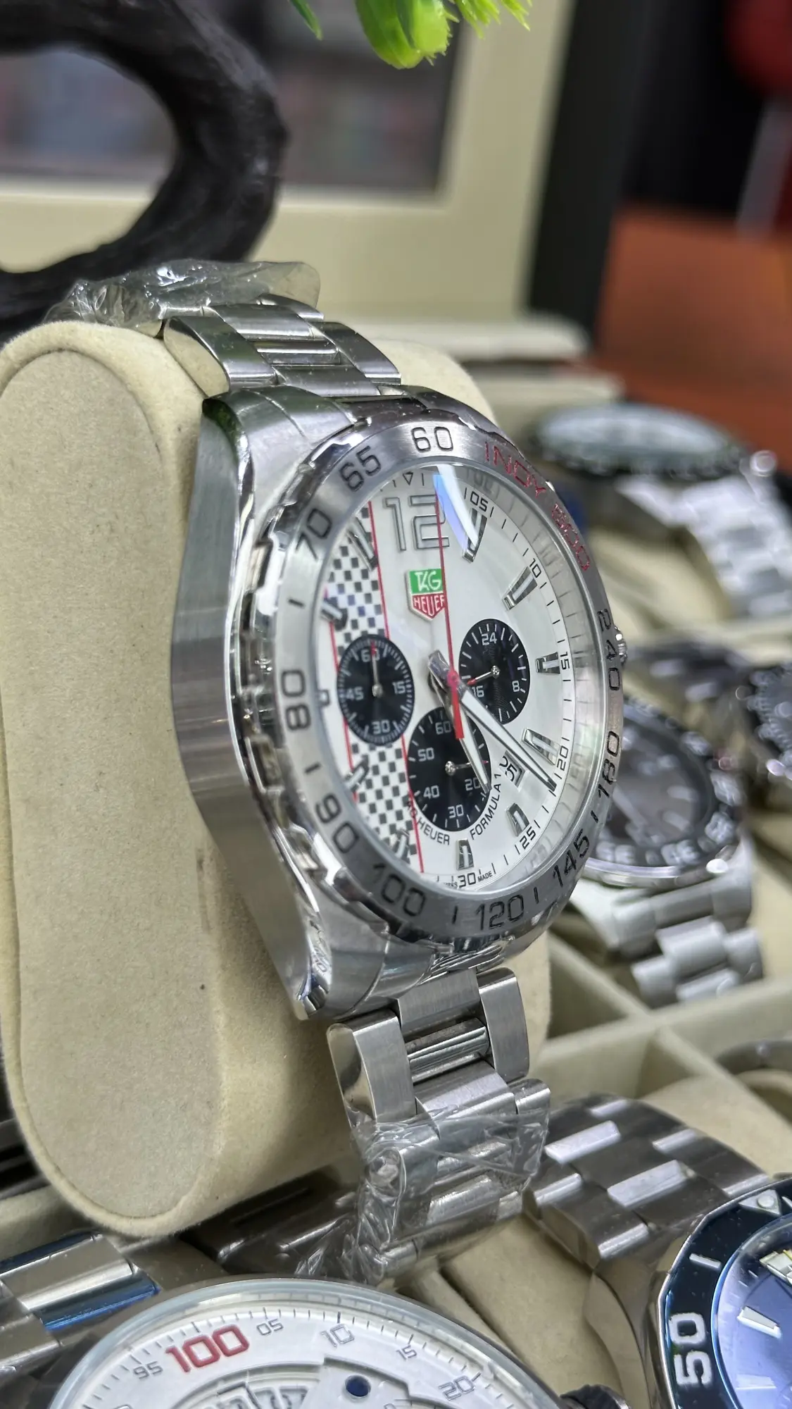 Tag Heuer F1 Indy 500 - White