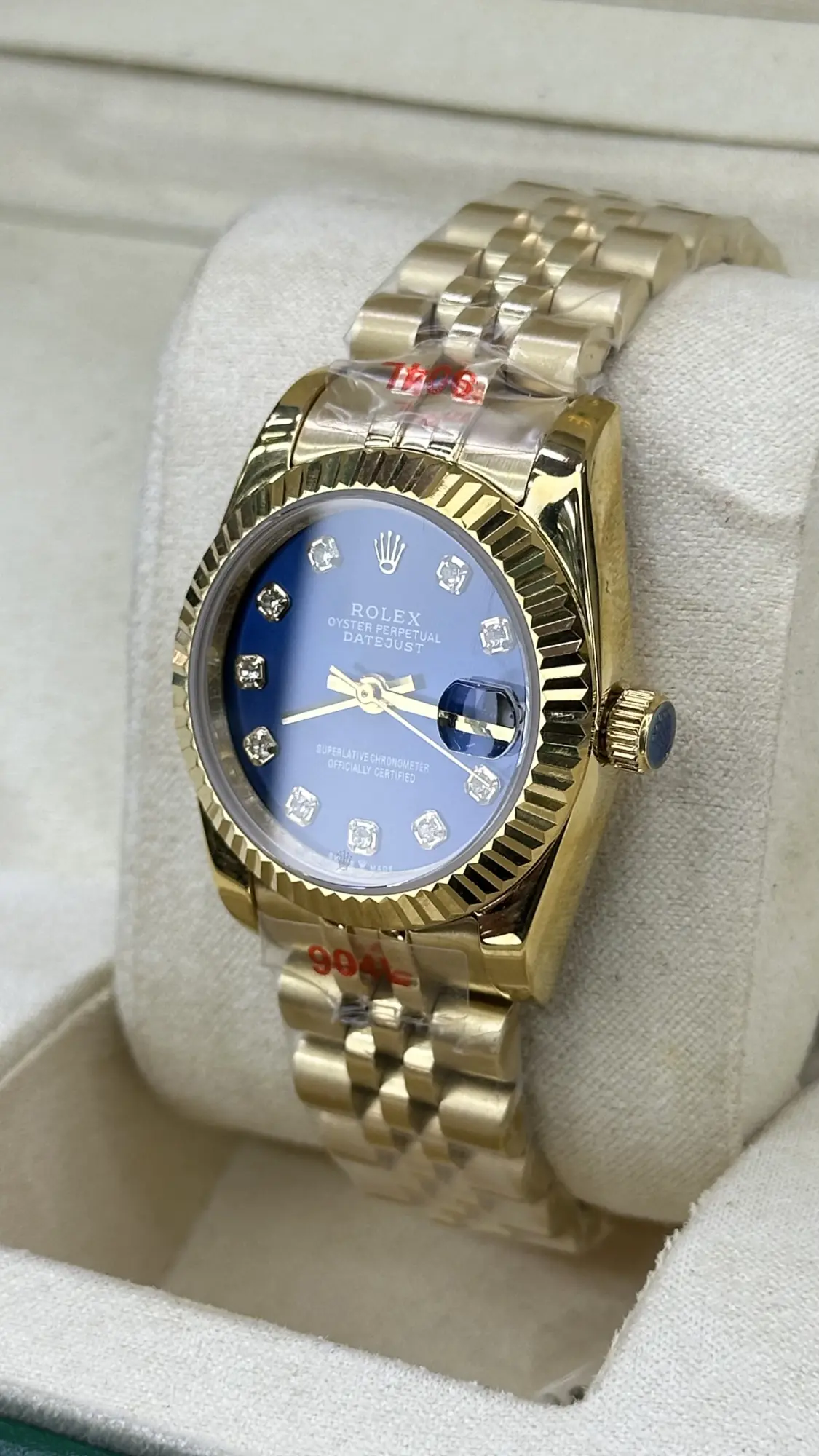Rolex Lady Datejust Blue Dial 179178