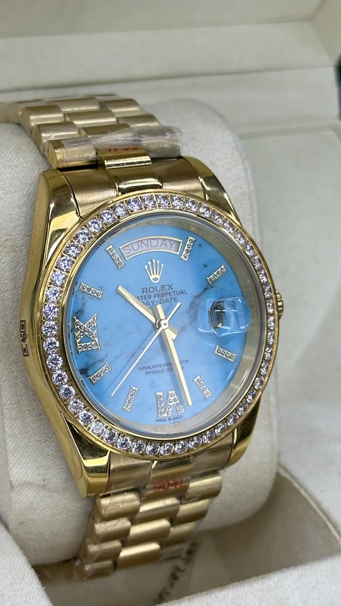 Rolex Day-Date 36 Turquoise Dial