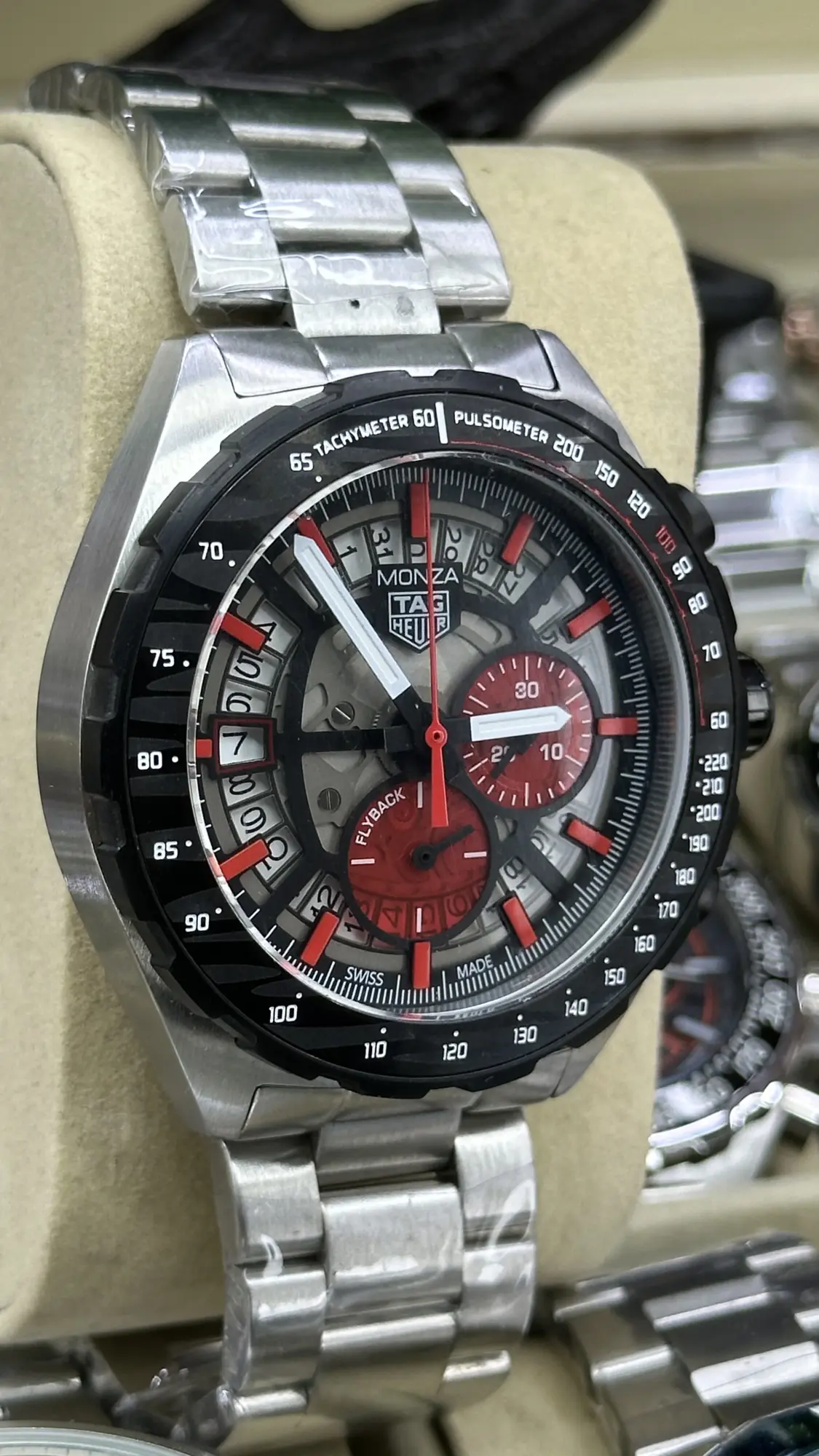 TAG Heuer Monza Flyback Chronograph - Red
