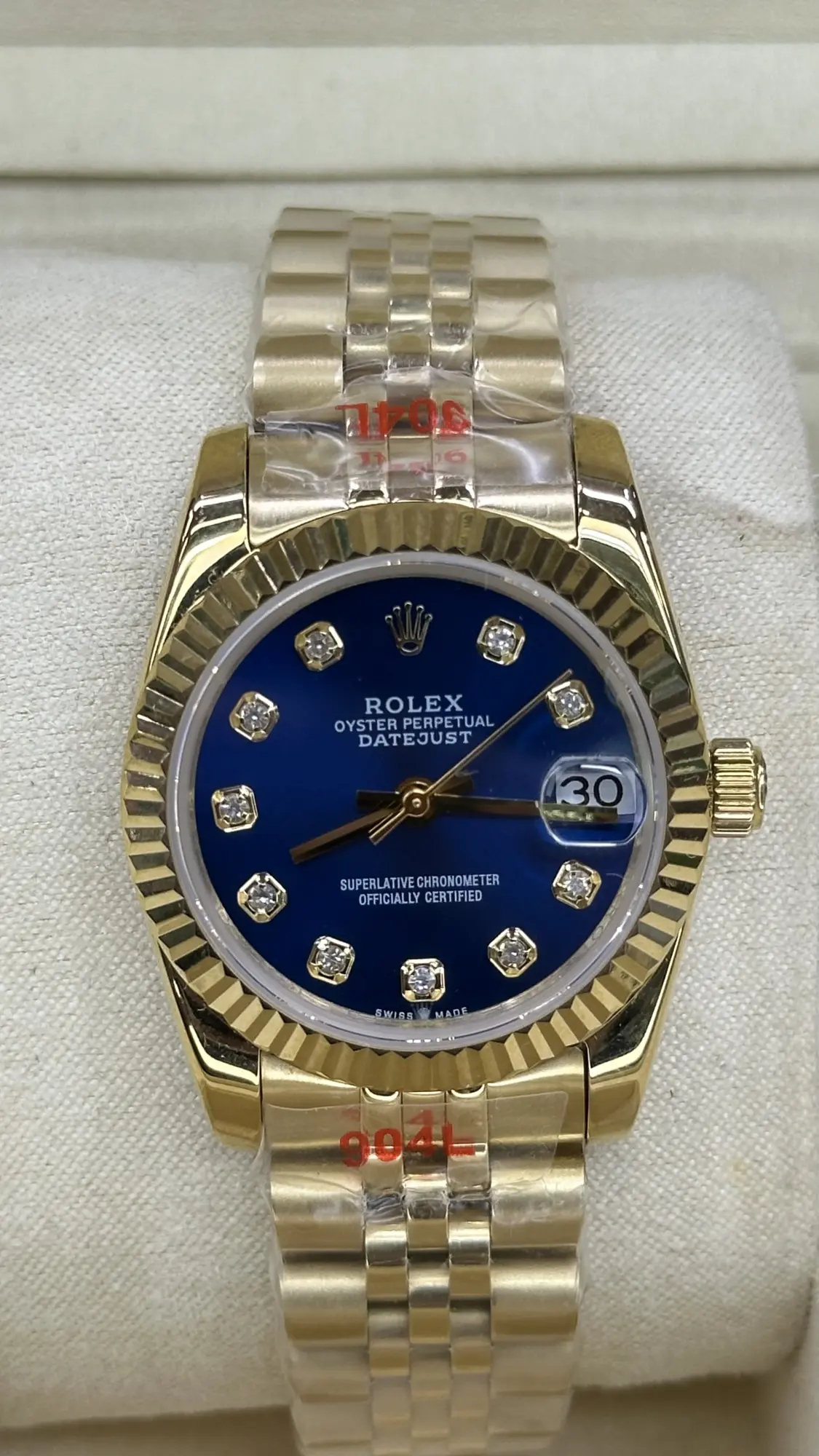 Rolex Lady Datejust Blue Dial 179178