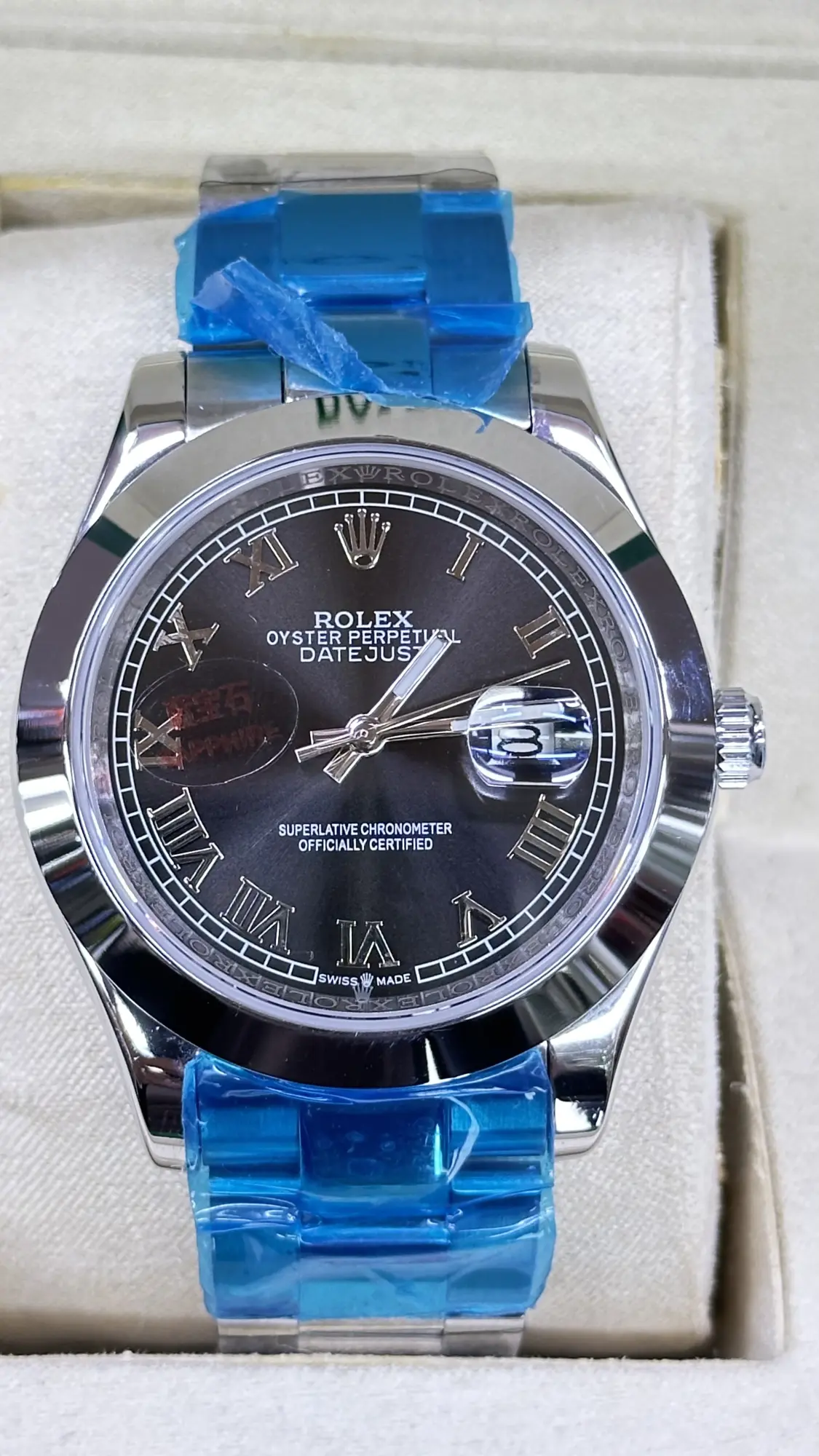 Rolex Datejust II Black Roma Dial