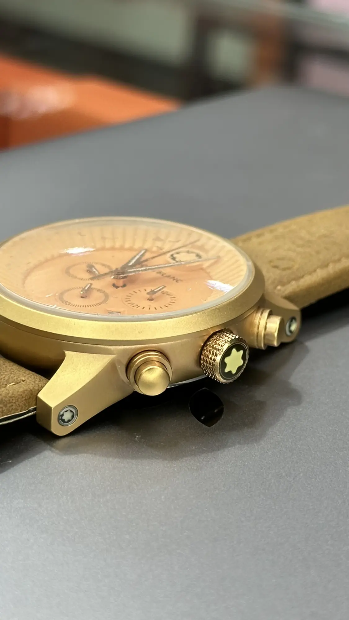 Montblanc Chronograph Beige