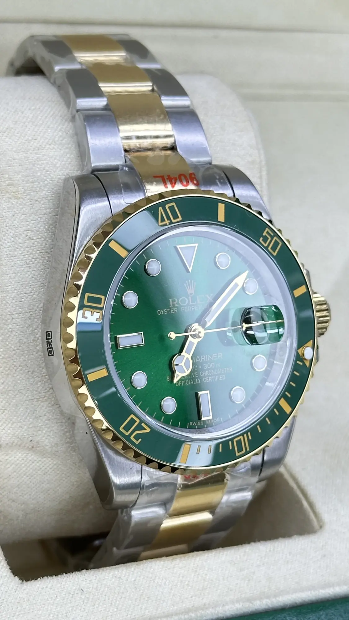 Rolex Submariner Green gold Dual Tone