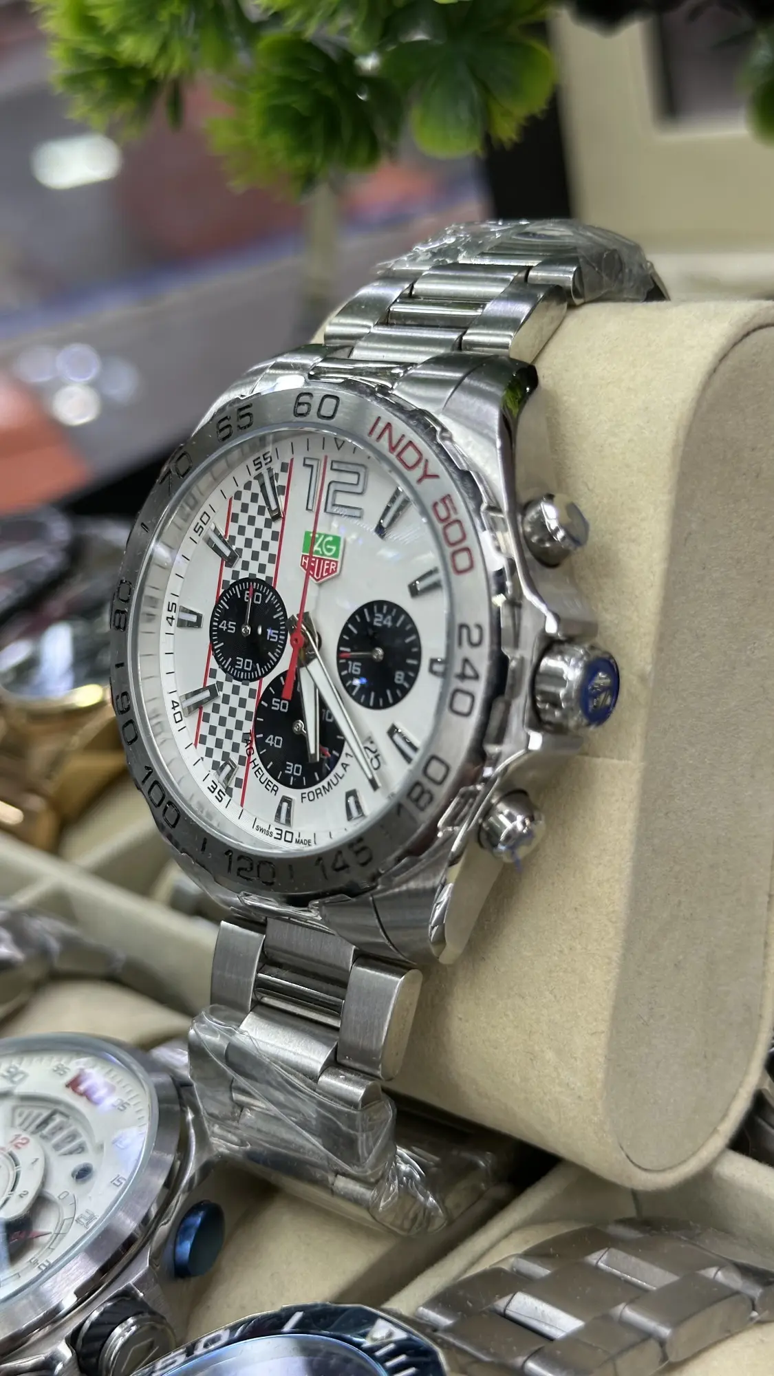 Tag Heuer F1 Indy 500 - White