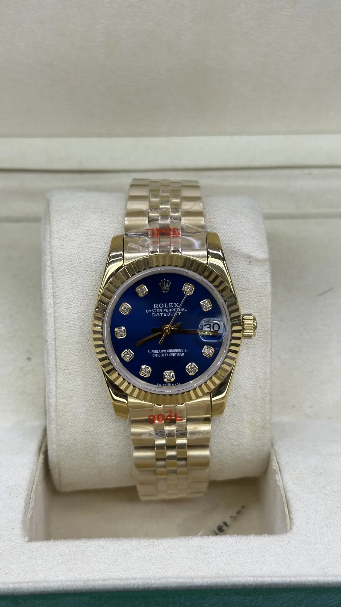 Rolex Lady Datejust Blue Dial 179178