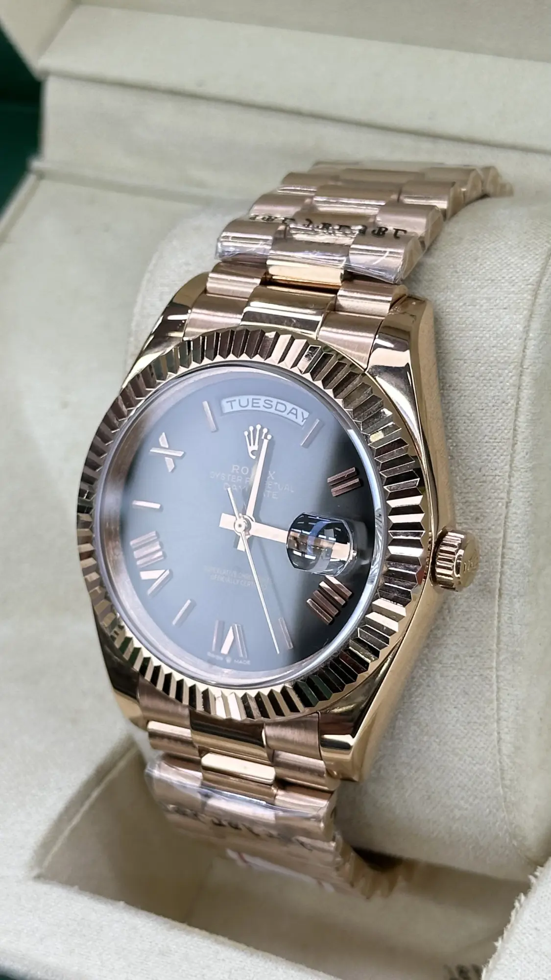 Rolex Day-Date 40 Slate Black