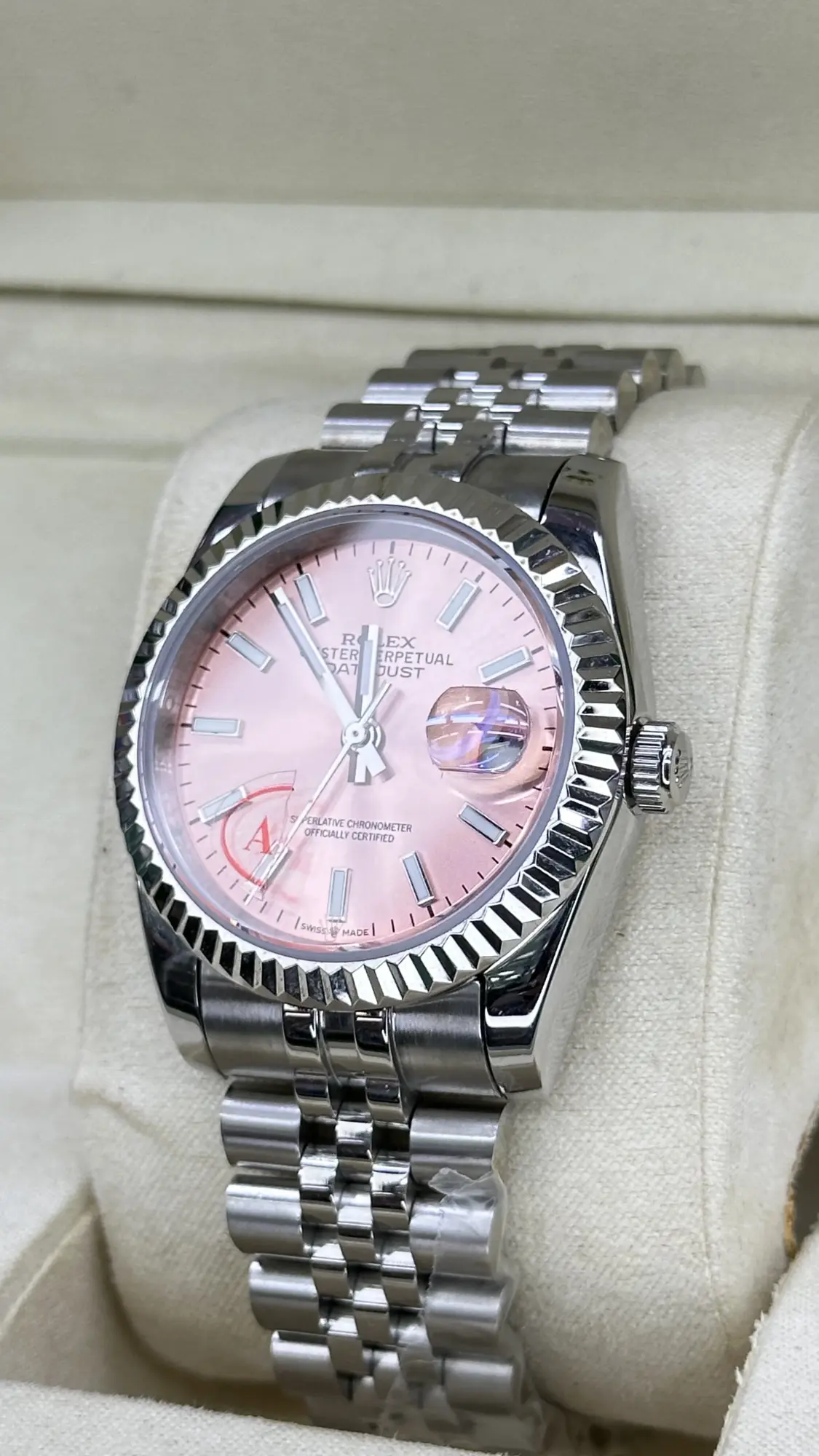 Reloj Rolex Datejust 36 pink dial