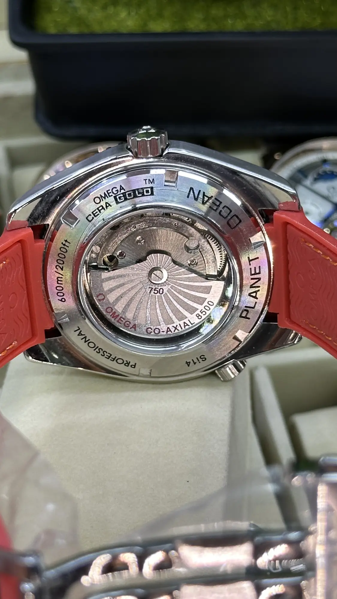 OMEGA PLANET OCEAN 600M CO‑AXIAL MASTER CHRONOMETER 43.5 MM`