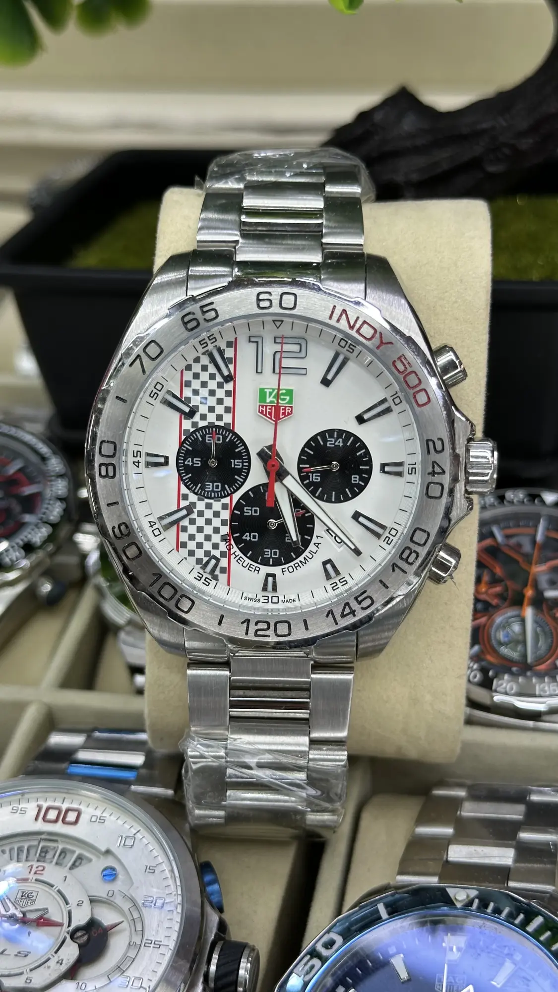 Tag Heuer F1 Indy 500 - White